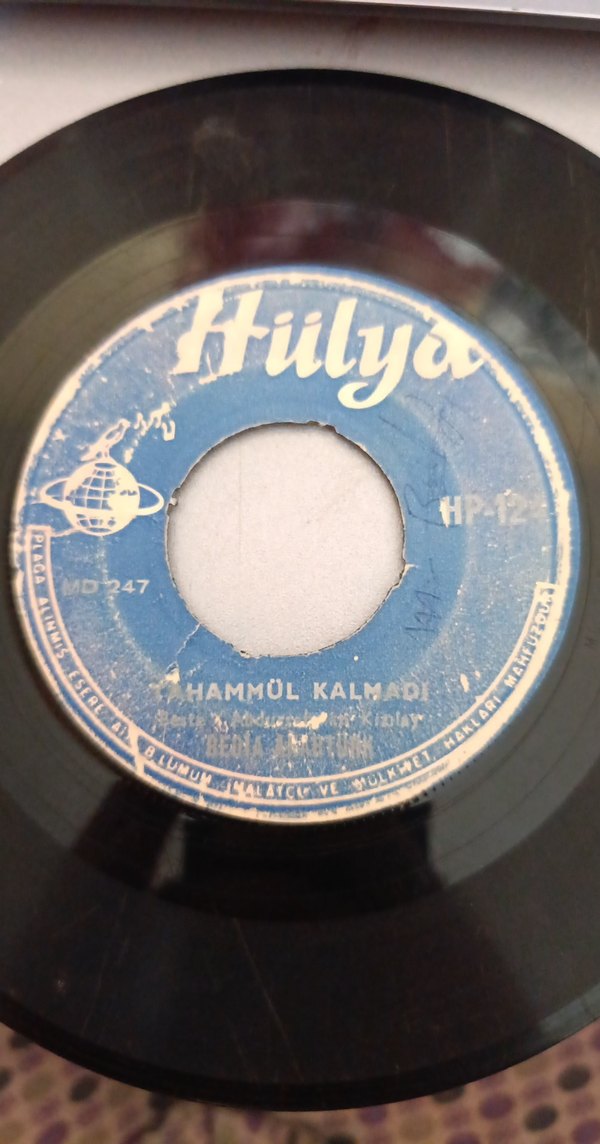 Bedia Akartürk - Bekletme Yeter- Tahammül Kalmadı 45'lik Plak - Görsel 2