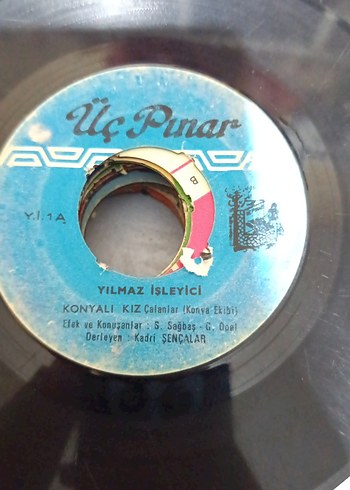 Yılmaz İşleyici - Al Fadimem ve Konyalı kız 45'lik Plak - Görsel 2