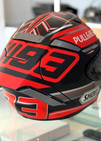 SHOEI SPIRIT 3 MARQUEZ BLACK CONCEPT - Görsel 4