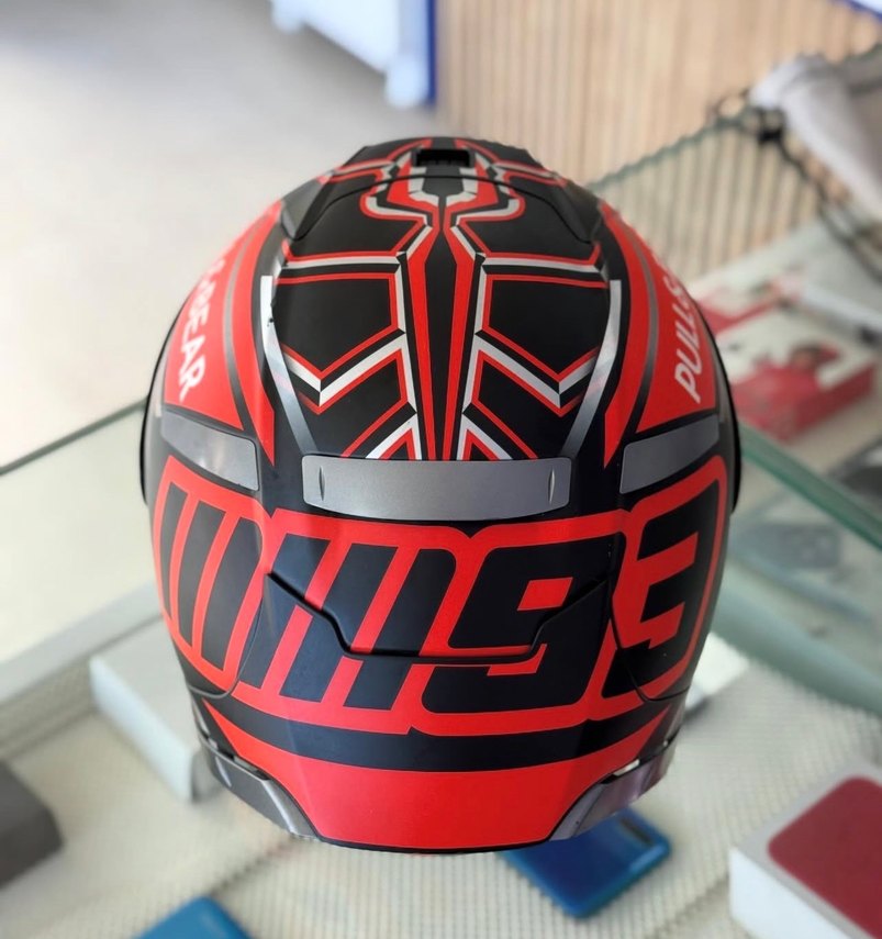 SHOEI SPIRIT 3 MARQUEZ BLACK CONCEPT - Görsel 3