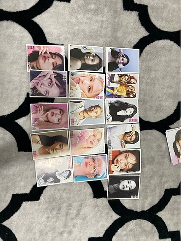 16 adet Blackpink foto kart