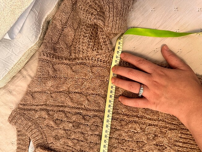 11-12 Yaş Beden kahverengi Renk Zara yün hırka #zara #koton #panço