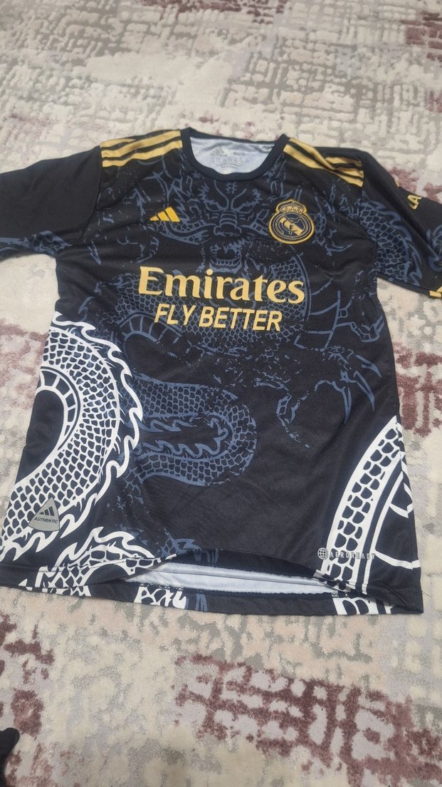 Erkek Siyah Baskılı Dar Kesim Spor forma - Görsel 3