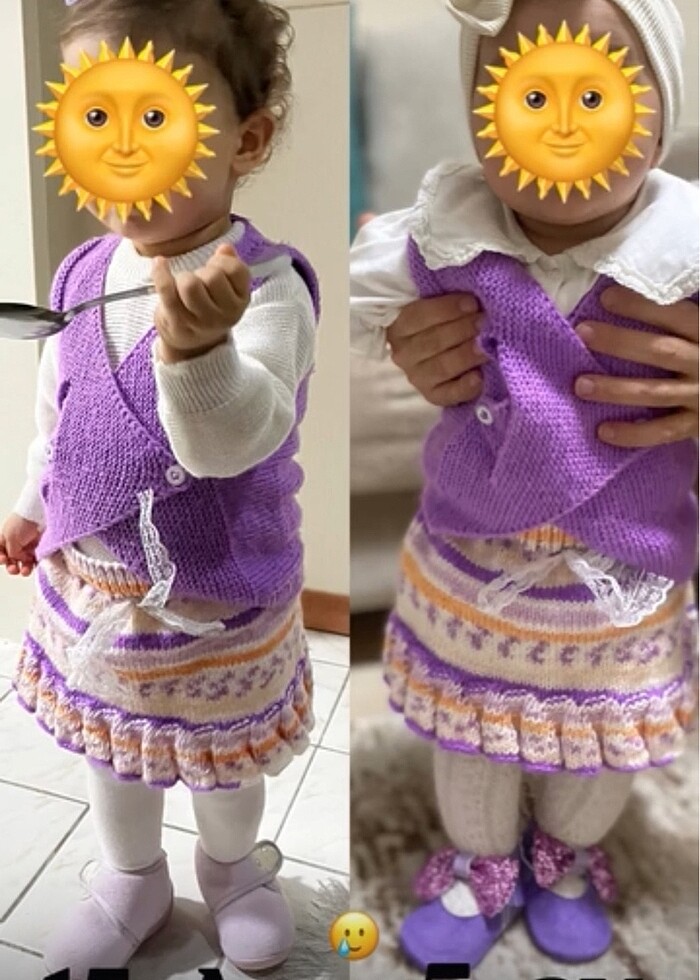 Örme bebek takım - Görsel 2