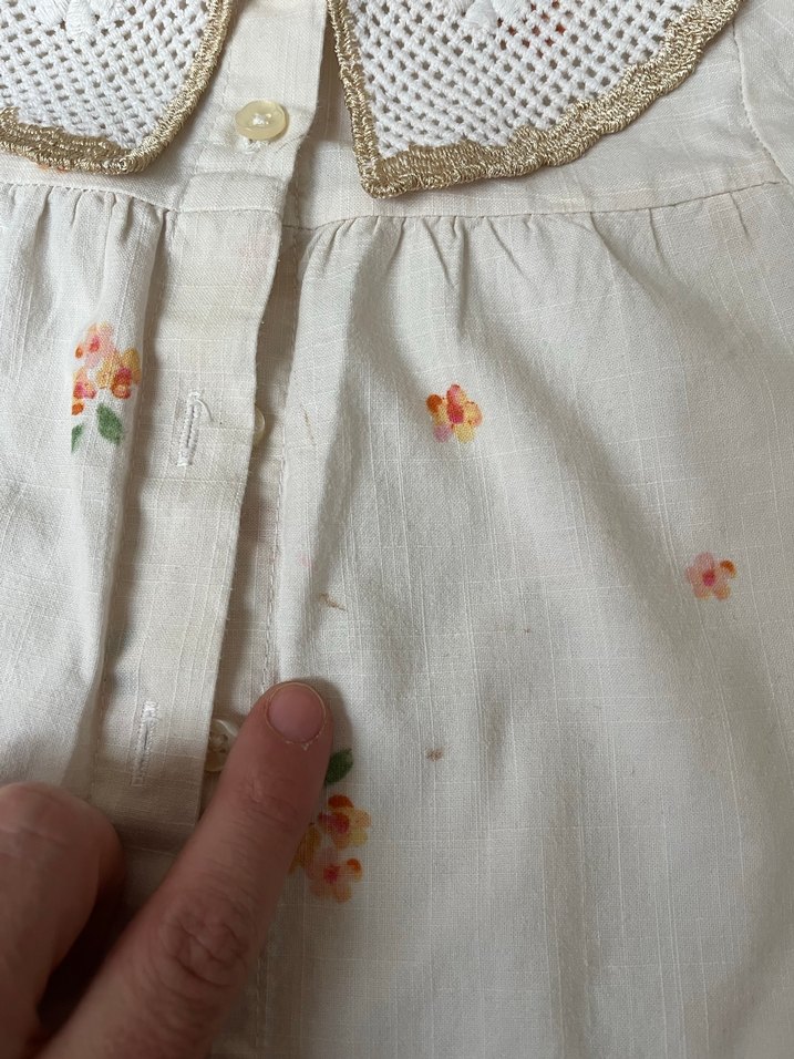 Kız Çocuk Nakışlı Kısa Kollu Gömlek - Görsel 3