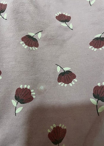 Kız Çocuk Gri Puantiyeli Fırfırlı Bluz - Görsel 3