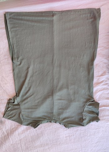 Kahverengi Piliseli t-shirt - Görsel 2