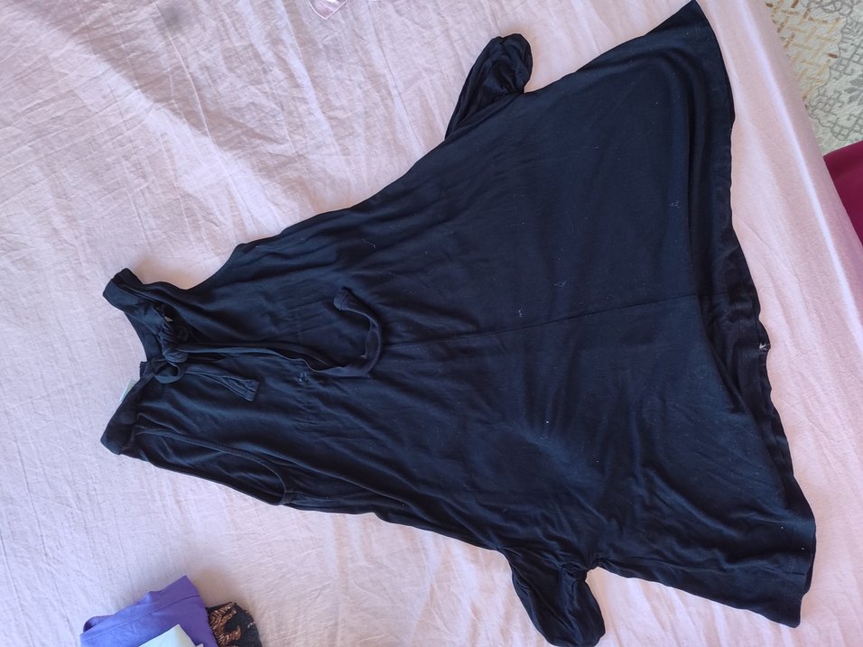 Siyah Hamile ve Emzirme Gecelik - Görsel 2