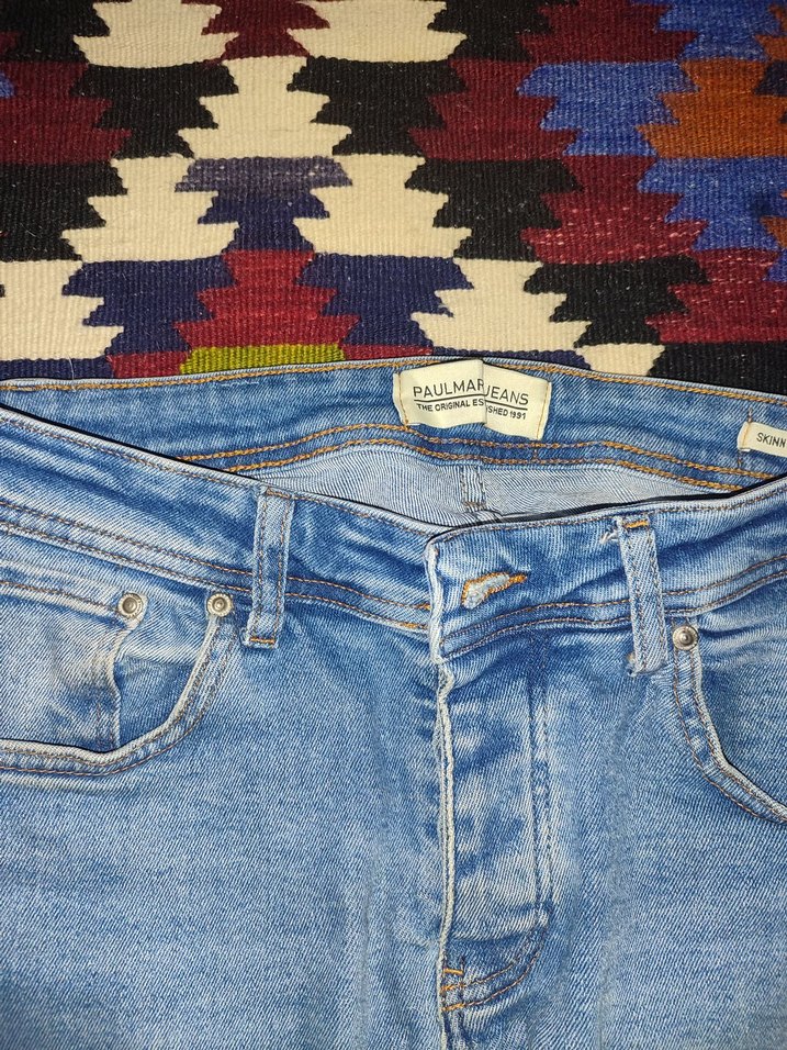 Kadın Mavi Regular Fit Midi Boy Kot Pantolon - Görsel 2