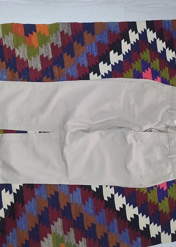 Gri Kadın Kumaş Pantolon Midi Boy - Görsel 3