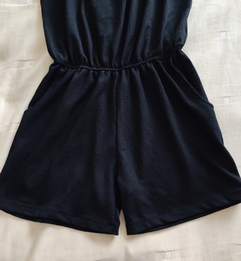 Askılı, şortlu Tulum - Görsel 3