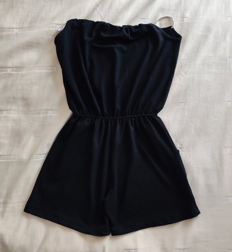 Askılı, şortlu Tulum - Görsel 4