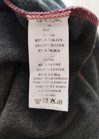 Adil Işık, Bordo Gri  Midi Elbise - Görsel 7