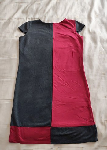 Adil Işık, Bordo Gri  Midi Elbise - Görsel 6