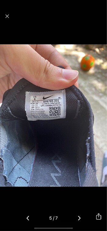 39 Beden Nike airmax270 kadın 39