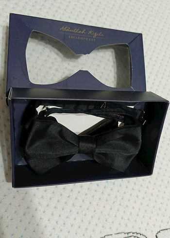 Abdullah Kiğılı Siyah Desenli Papyon - Görsel 3