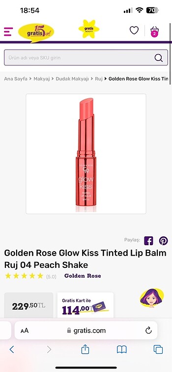 Golden Rose ruj