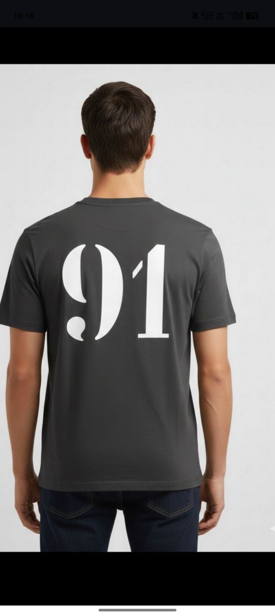 Armani Exchange Gri Baskılı Kısa Kollu Tişört - Görsel 2