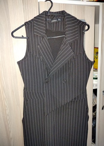 Uzun siyah Kadın Tulum - Görsel 4