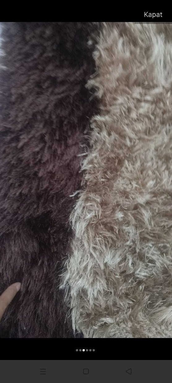 Kahverengi Çağdaş Düz Halı - Görsel 3