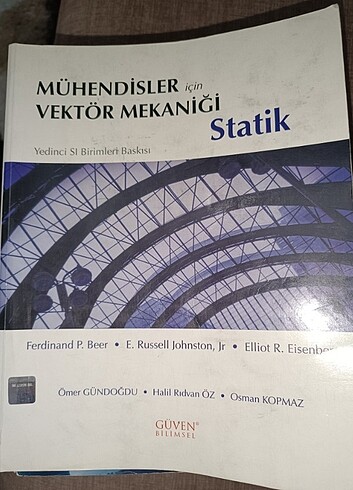 Mühendisler için Vektör Mekaniği Statik 