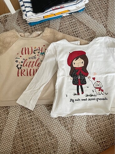 Kız bebek sweatshirt