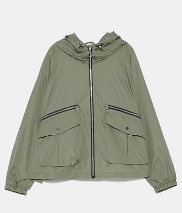 Orjinal Zara yağmur geçirmez ceket