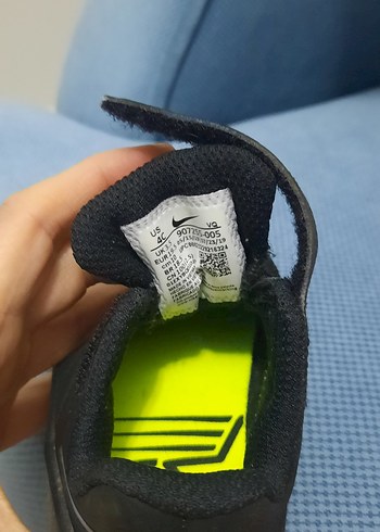 Erkek Çocuk Siyah Cırtlı Spor Ayakkabı - Görsel 3