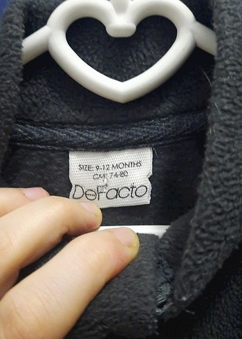 Gri Fermuarlı Erkek Çocuk Polar Ceket - Görsel 2