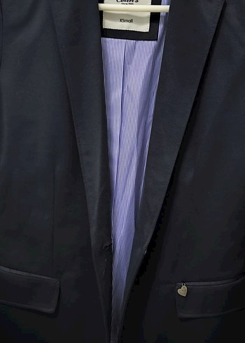 Kadın Siyah Midi Boy Düğmeli Ceket - Görsel 3