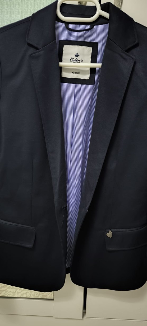 Kadın Siyah Midi Boy Düğmeli Ceket - Görsel 3