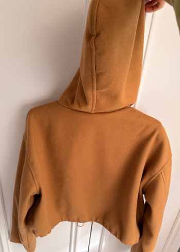 Kadın Bej Fermuarlı Kısa Ceket - Görsel 5