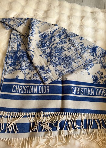 Parlak Mavi Bohem Kadın Şalı - Görsel 2