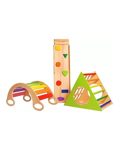 montessori  üçgen pik 3 lü
