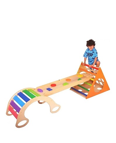  Beden montessori  üçgen pik 3 lü