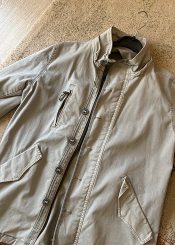 Bej Düğmeli Ceket - Görsel 2