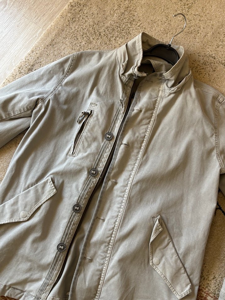 Bej Düğmeli Ceket - Görsel 2