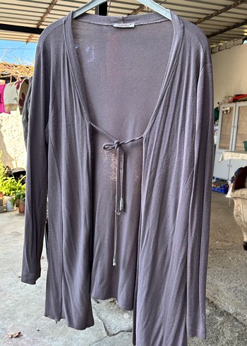 Kadın Uzun Kollu Üste Oturan Hırka - Görsel 2