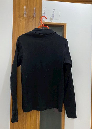 Paul MarkaKadın Siyah Boğazlı Uzun Kollu Tişört - Görsel 3