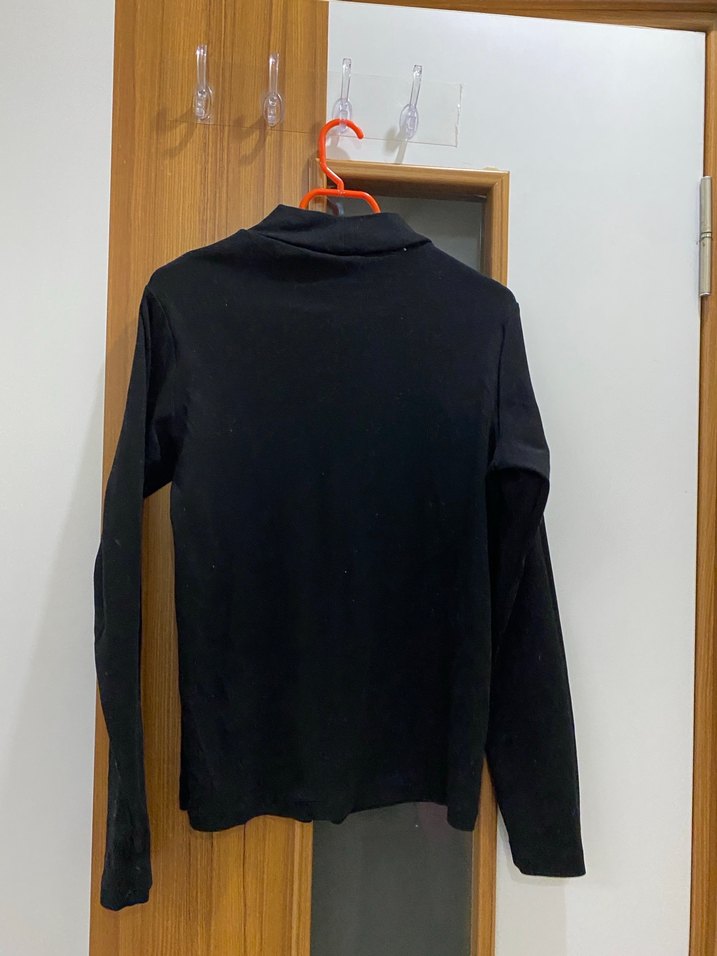 Paul MarkaKadın Siyah Boğazlı Uzun Kollu Tişört - Görsel 3