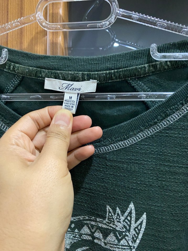 Mavi Marka Yeşil Baykuşlu Kadın Sweatshirt - Görsel 3