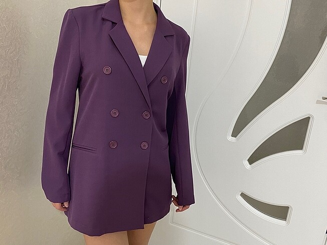 l Beden Mor blazer ceket
