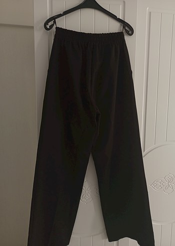 Kadın Geniş Paça Kumaş Pantolon - Görsel 3