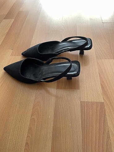 Diğer Kısa topuklu siyah stiletto