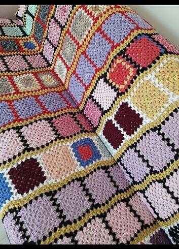American Vintage Motif örtü