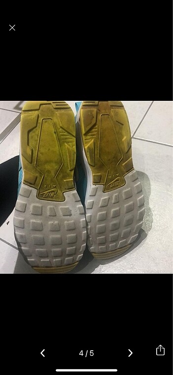 38 Beden mavi Renk orijinal nike air max