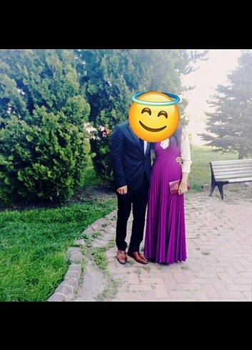 s Beden mor Renk Jile elbise