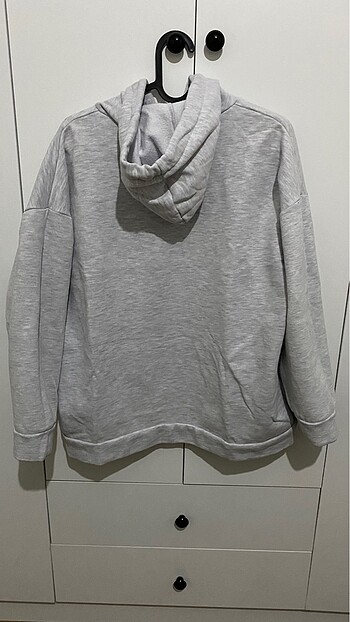 diğer Beden gri Renk Gri Kapşonlu sweatshirt