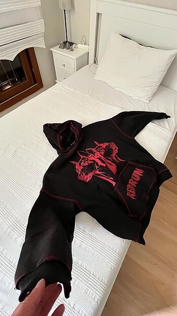 xl Beden siyah Renk REDRUM HOODİE