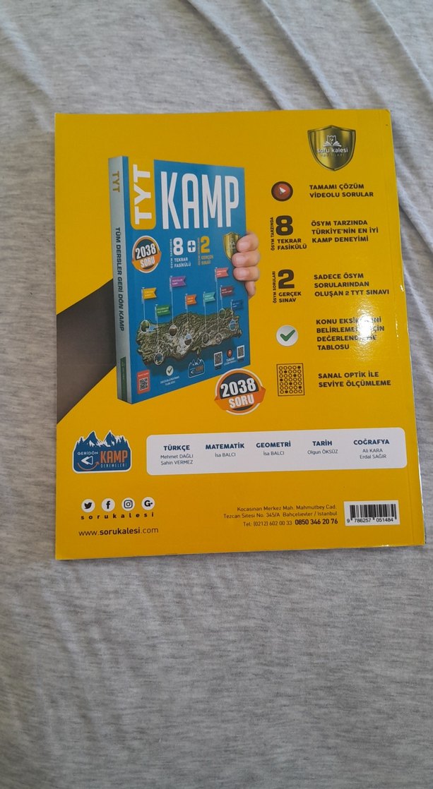 AYT TM Kamp Soru Kalesi Değerlendirme Kitabı - Görsel 2